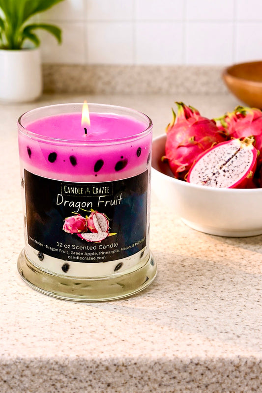 Dragon Fruit Scented Jar Candle