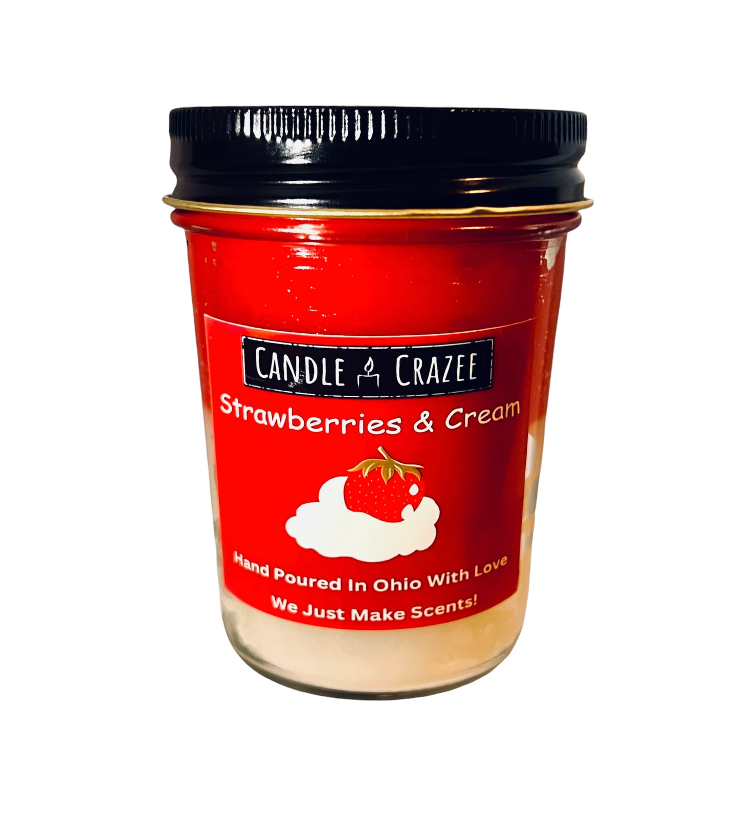 Strawberries & Cream 8oz Candle
