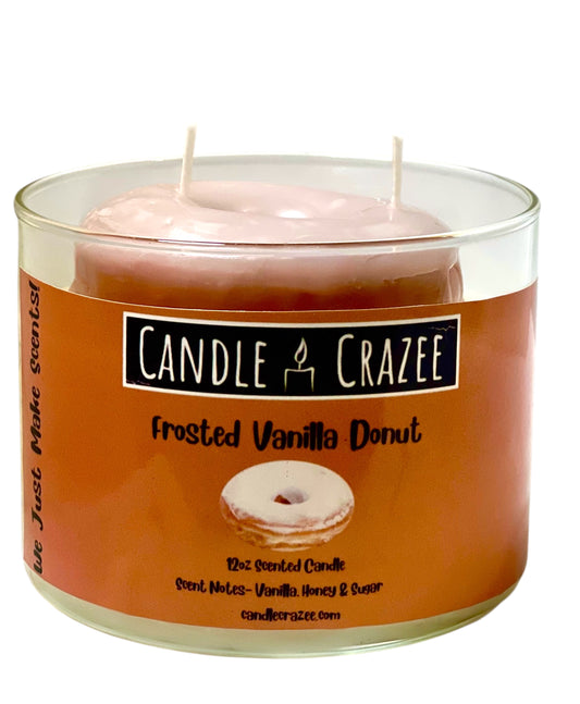 Frosted Vanilla Donut 120z Jar Candle