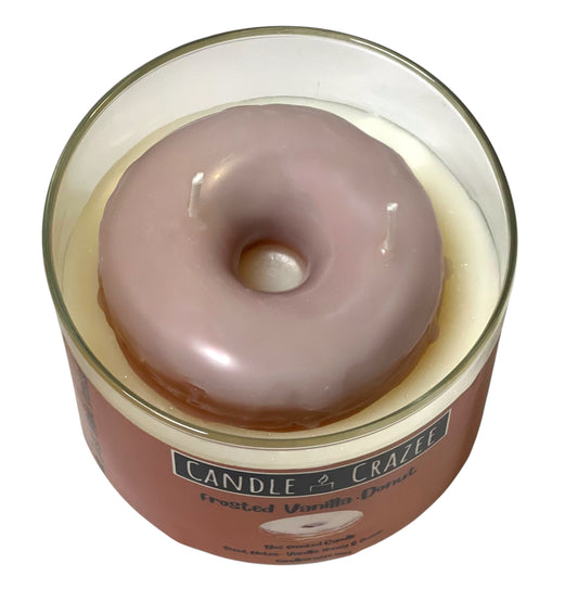 Frosted Vanilla Donut 120z Jar Candle