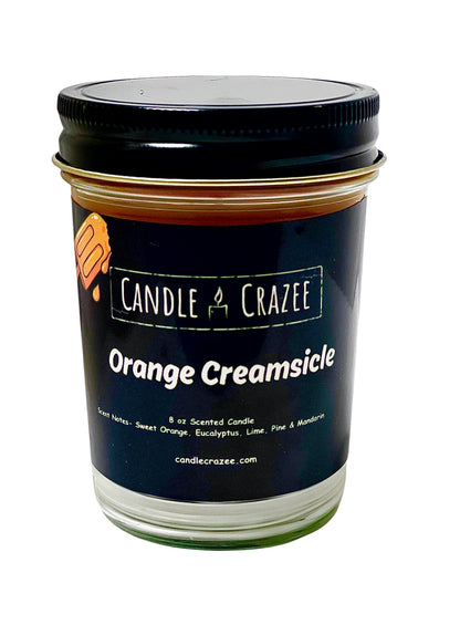 Orange Creamsicle Scented Jar Candle