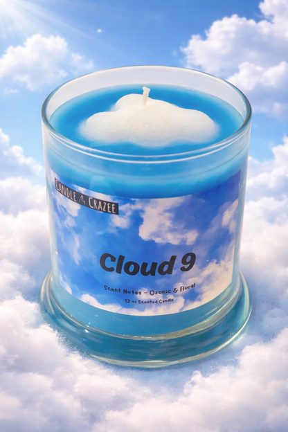 Cloud 9 Scented Jar Candle, Candle Crazee