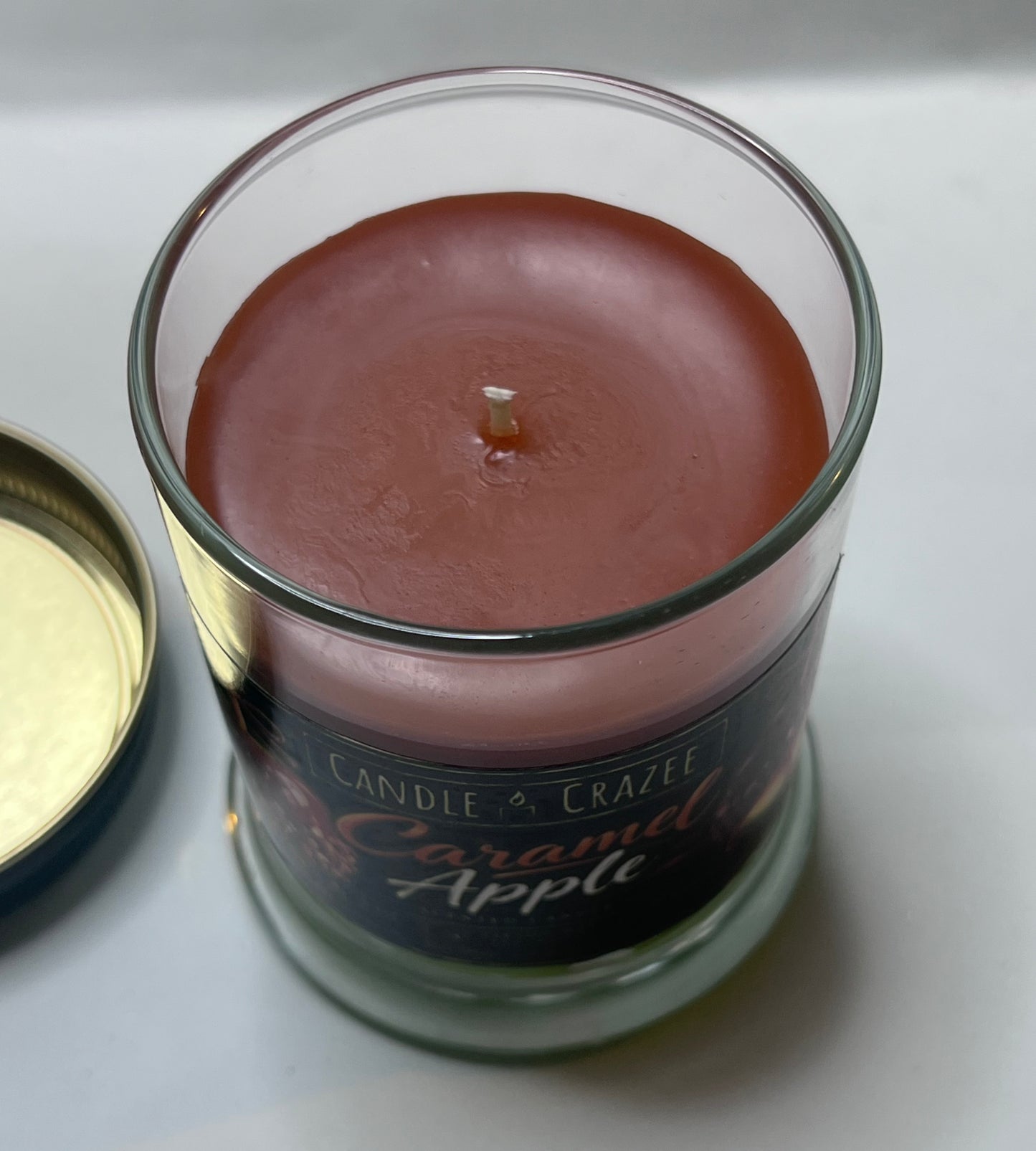 8 oz Caramel Apple Candle – Sweet Fall Scented Candle | Hand-Poured Parasoy Wax Candle | Autumn Home Decor & Gift