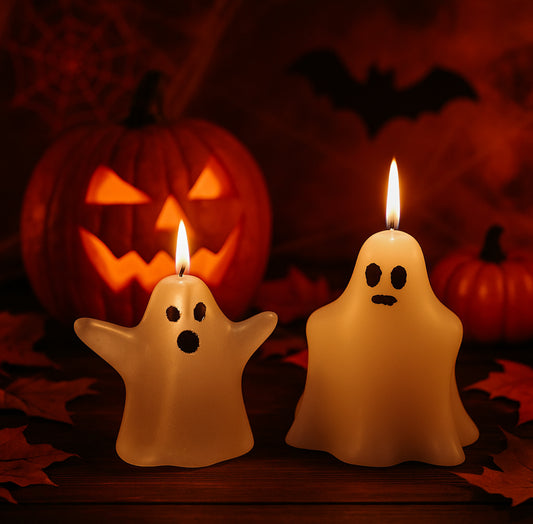 Boo & Burn Marshmallow Ghost Candle