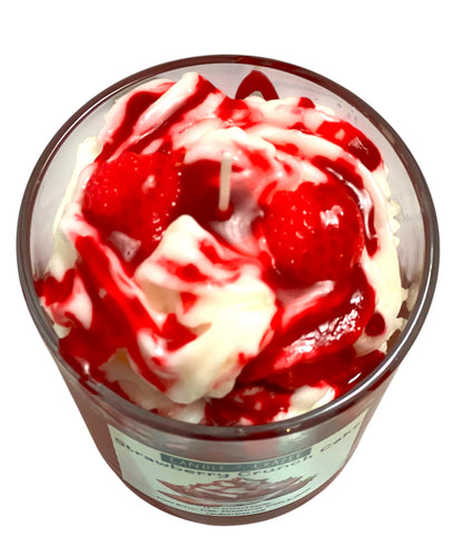 Strawberry Crunch Cake Scented 12oz Candle Jar Candle