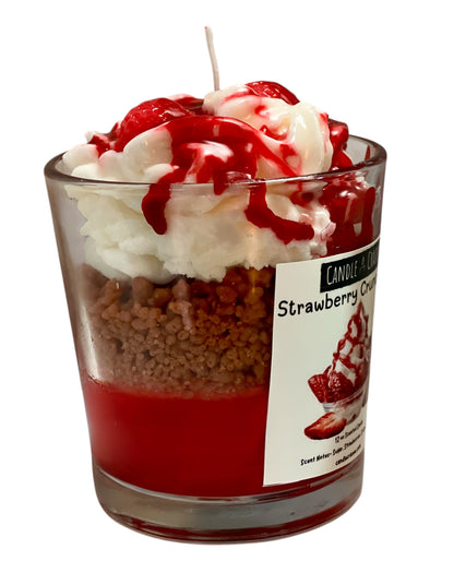 Strawberry Crunch Cake Scented 12oz Candle Jar Candle